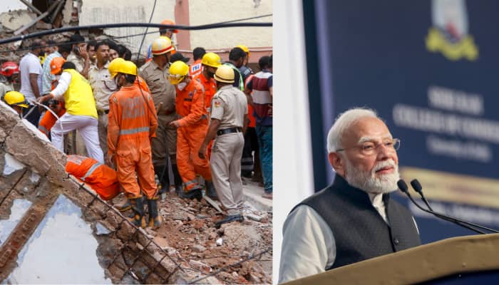 PM Modi, Amit Shah express grief as Delhi’s Satya Niketan building ...