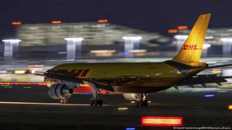 Leipzig-Halle Airport is a major cargo hub used to fly weapons and supplies toward Ukraine