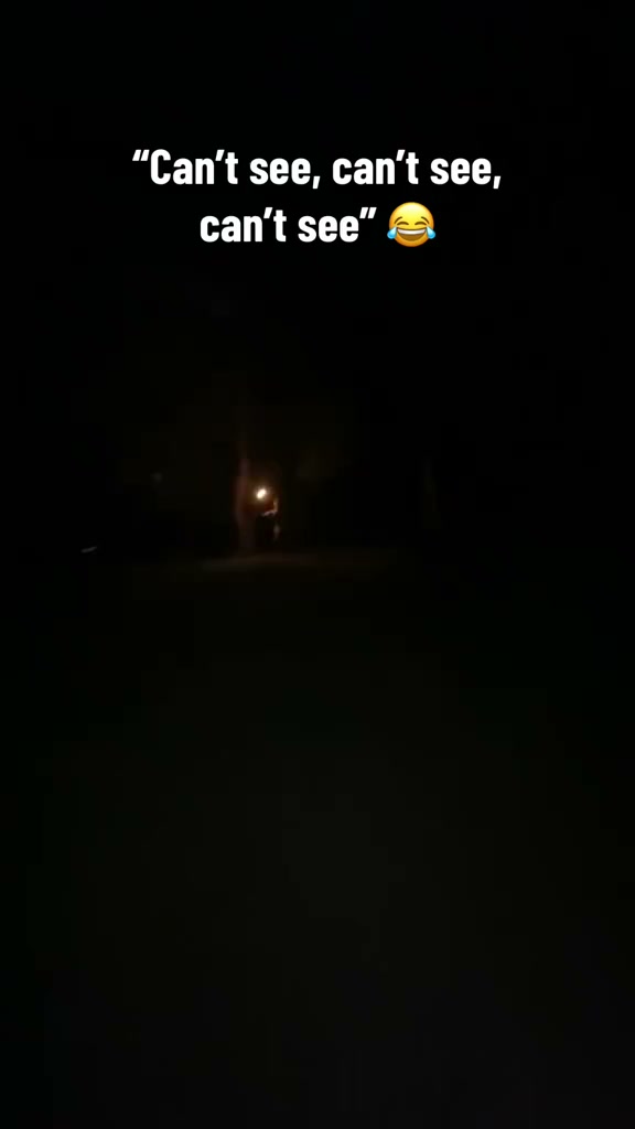 Night rope swing with fire ends in hilarious splash