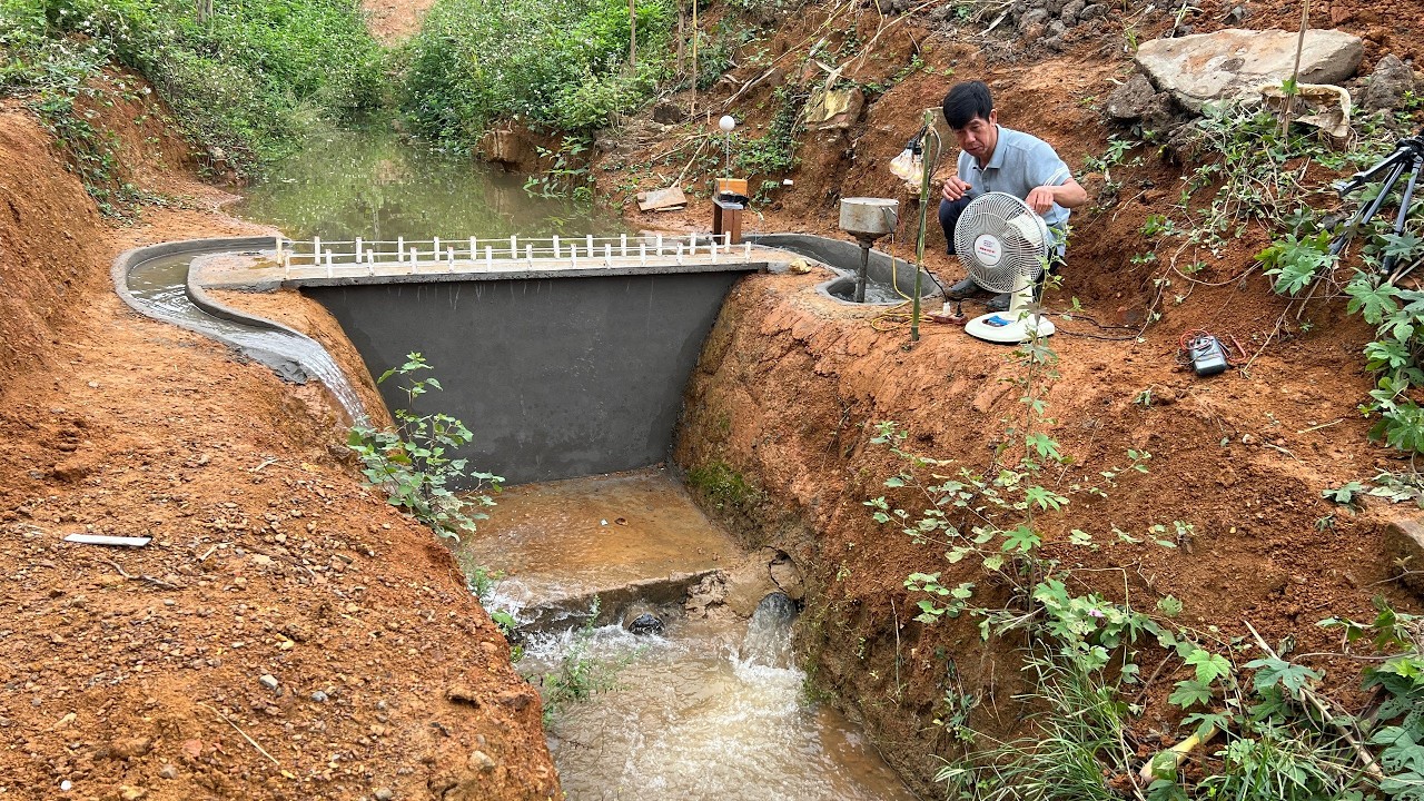 Block small streams for hydro power