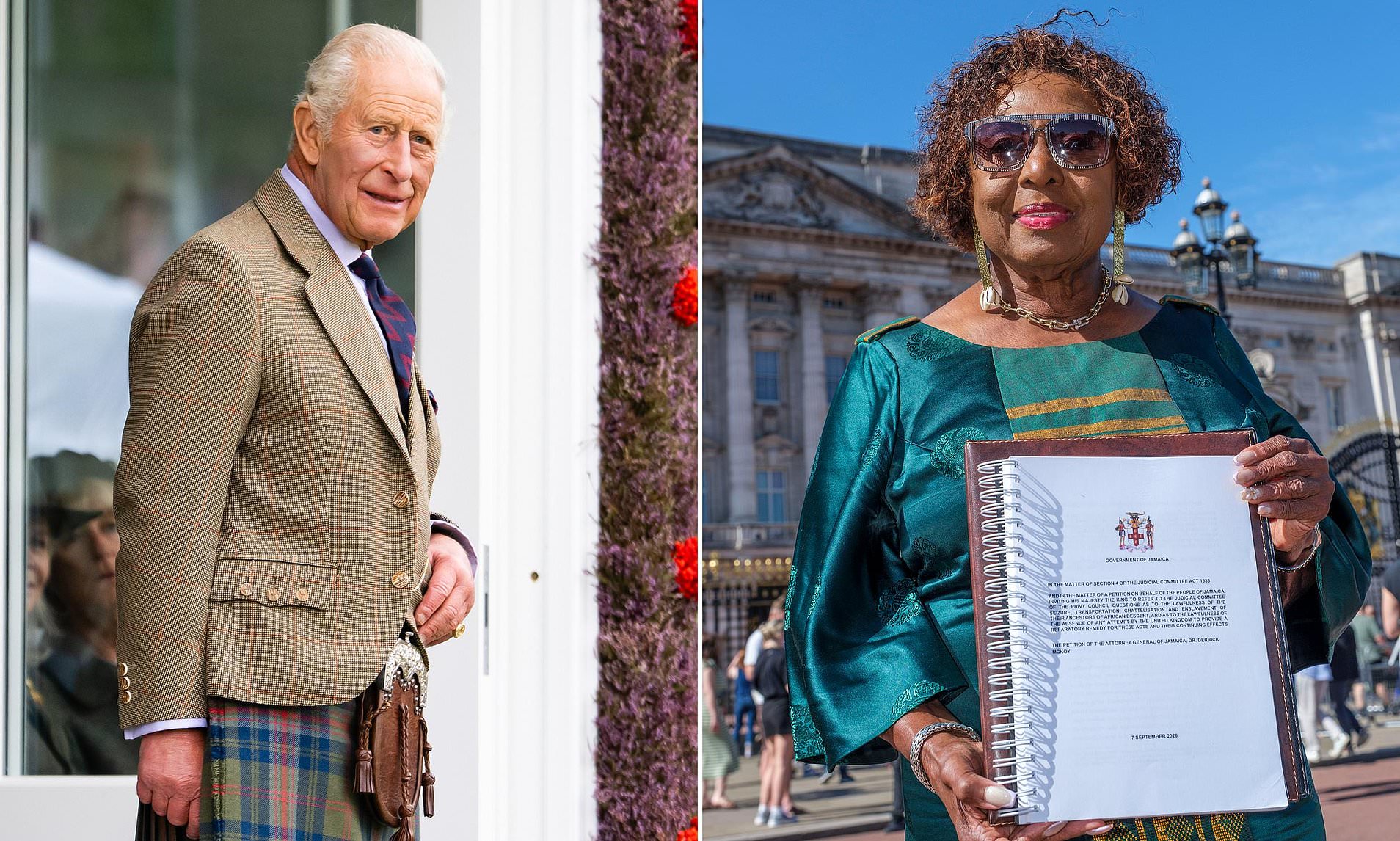 Jamaica steps up campaign for £7.6billion in reparations for slavery - by lobbying the King
