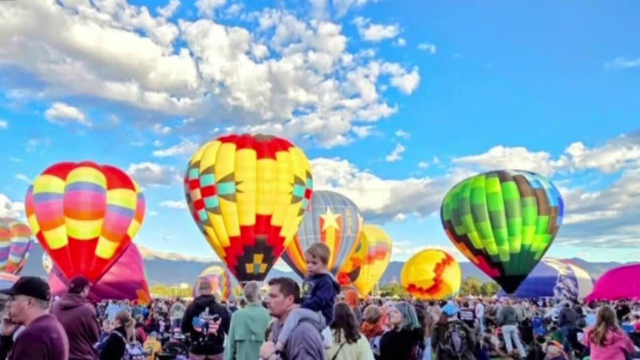 Colorado Springs celebrates hot air balloon lift-off for Labor Day