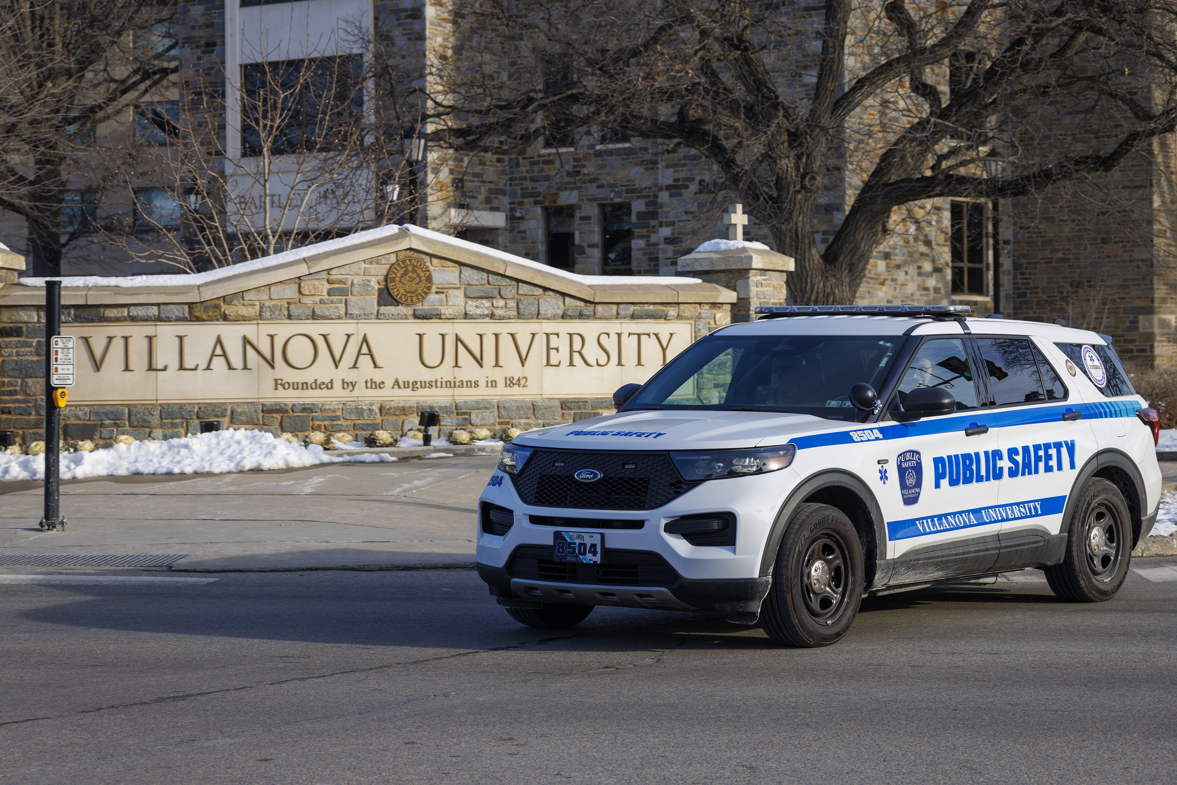 Villanova University was briefly placed under lockdown as police looked for a suspect in a stabbing