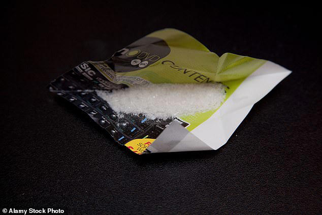 Ketamine in its powdered form, a veterinary tranquilliser used as an illegal recreational drug