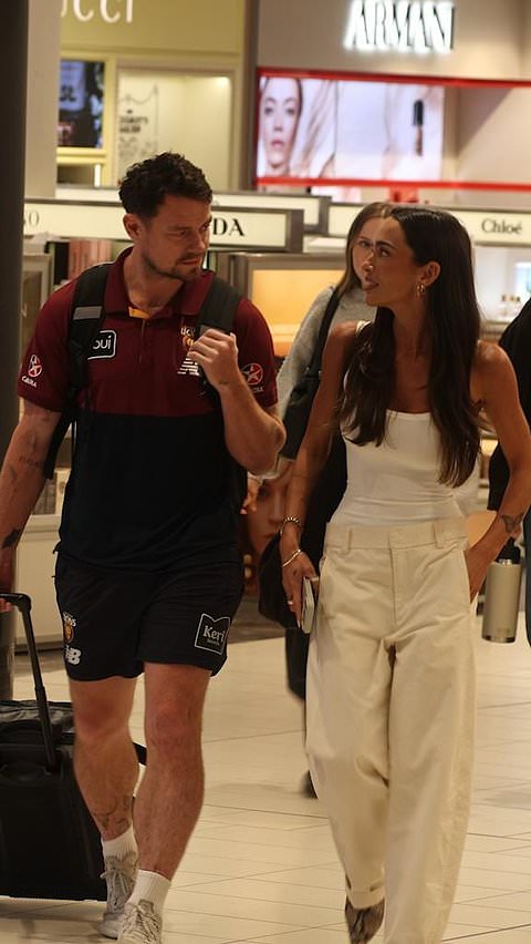 Lachie Neale and new girlfriend Emma Field leave Sydney together