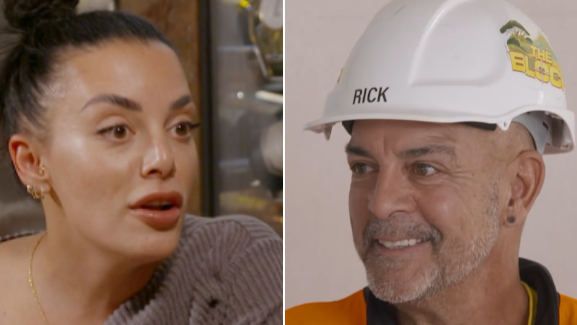 Exclusive: Why The Block's Tayla ‘forced' production to take Rick to hospital