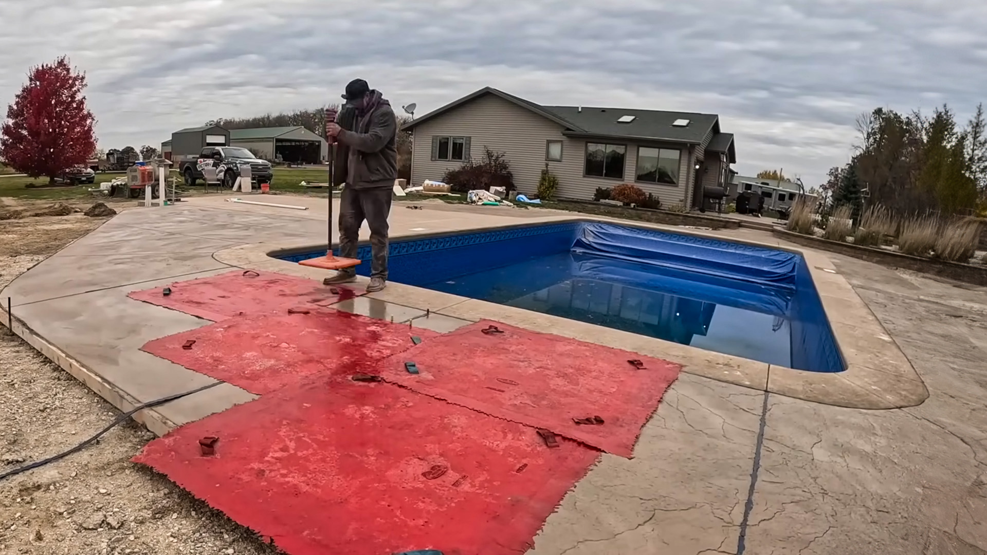 The best pool deck transformation yet
