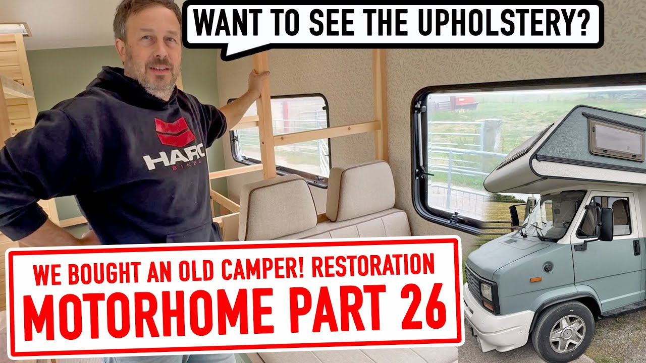 Inside a beautiful custom motorhome interior