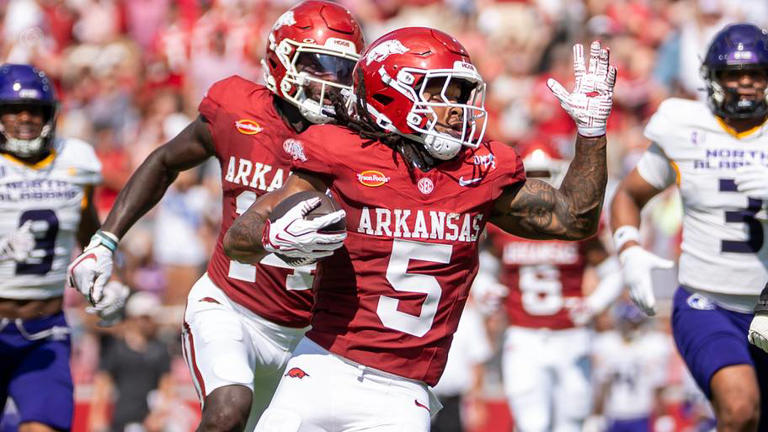 Arkansas Razorbacks release official week two depth chart for Utah Utes