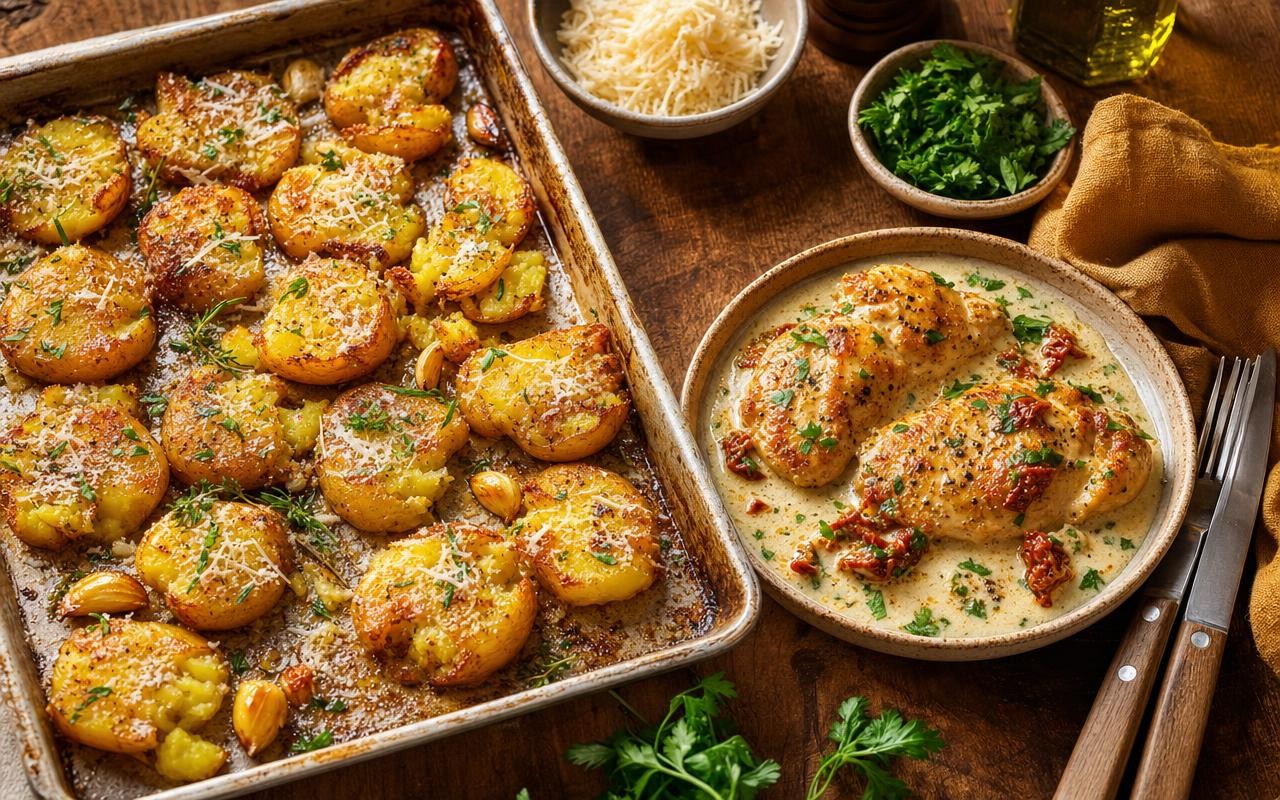 Pommes de terre écrasées : la recette croustillante qui sublime le ...