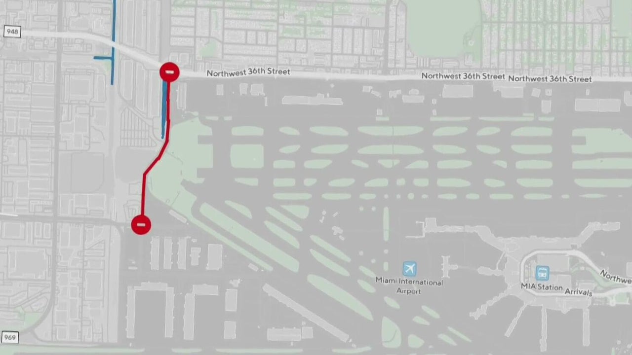 Roads remain closed after plane crash at Miami International Airport