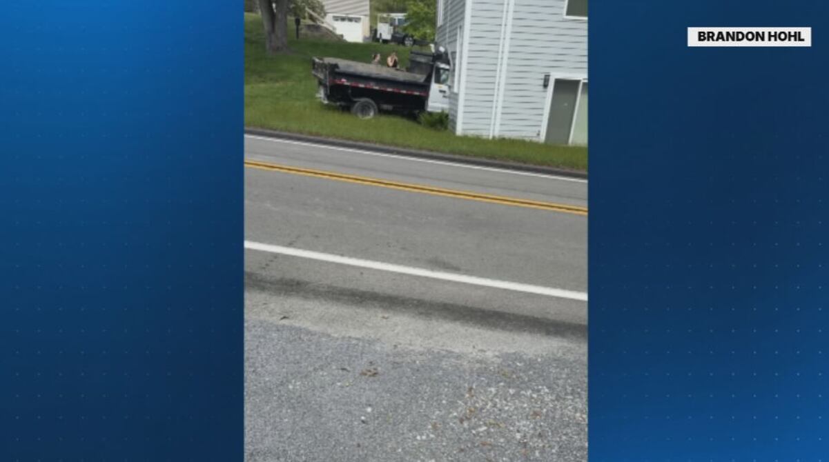 Dump truck barrels into Hampton Township home: 'I think somebody just ran into the house'