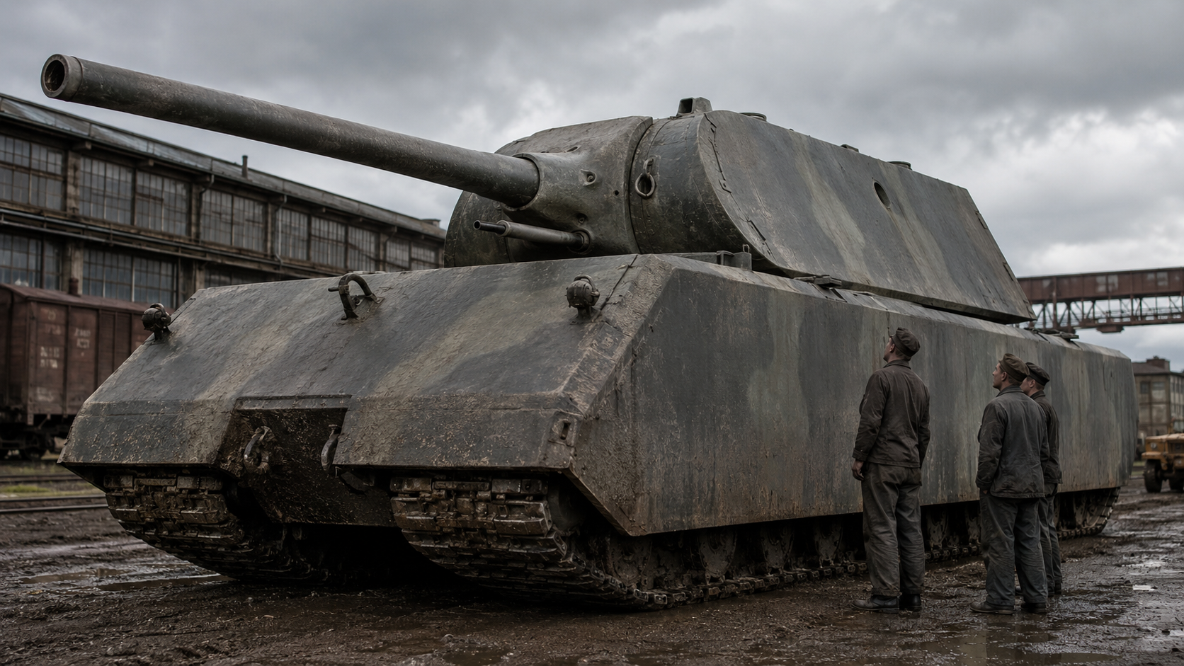 The Maus tank that never reached battle