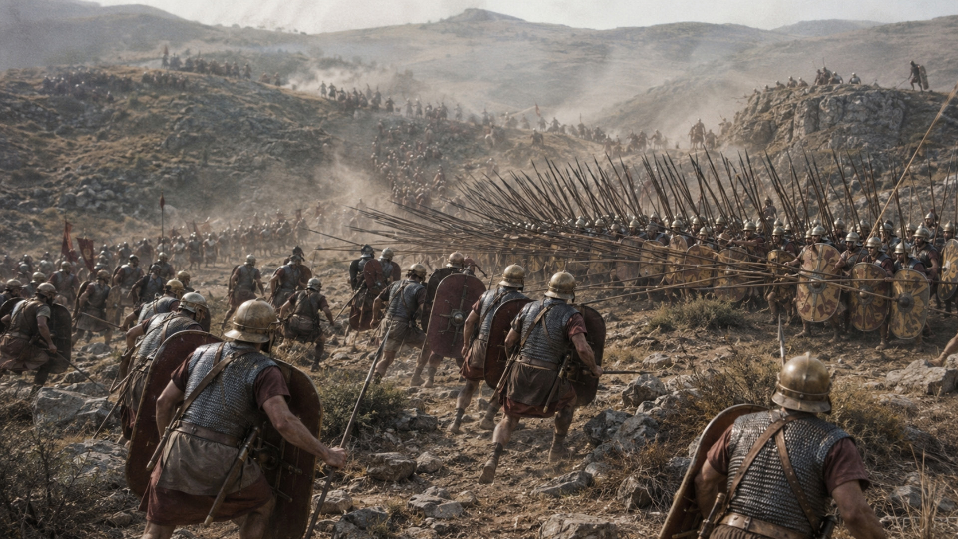 De gebroken heuvels waar Rome’s legioen de Macedonische falanx blootlegde