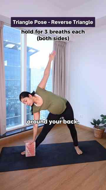 Prenatal yoga for rib pain and pregnancy discomfort