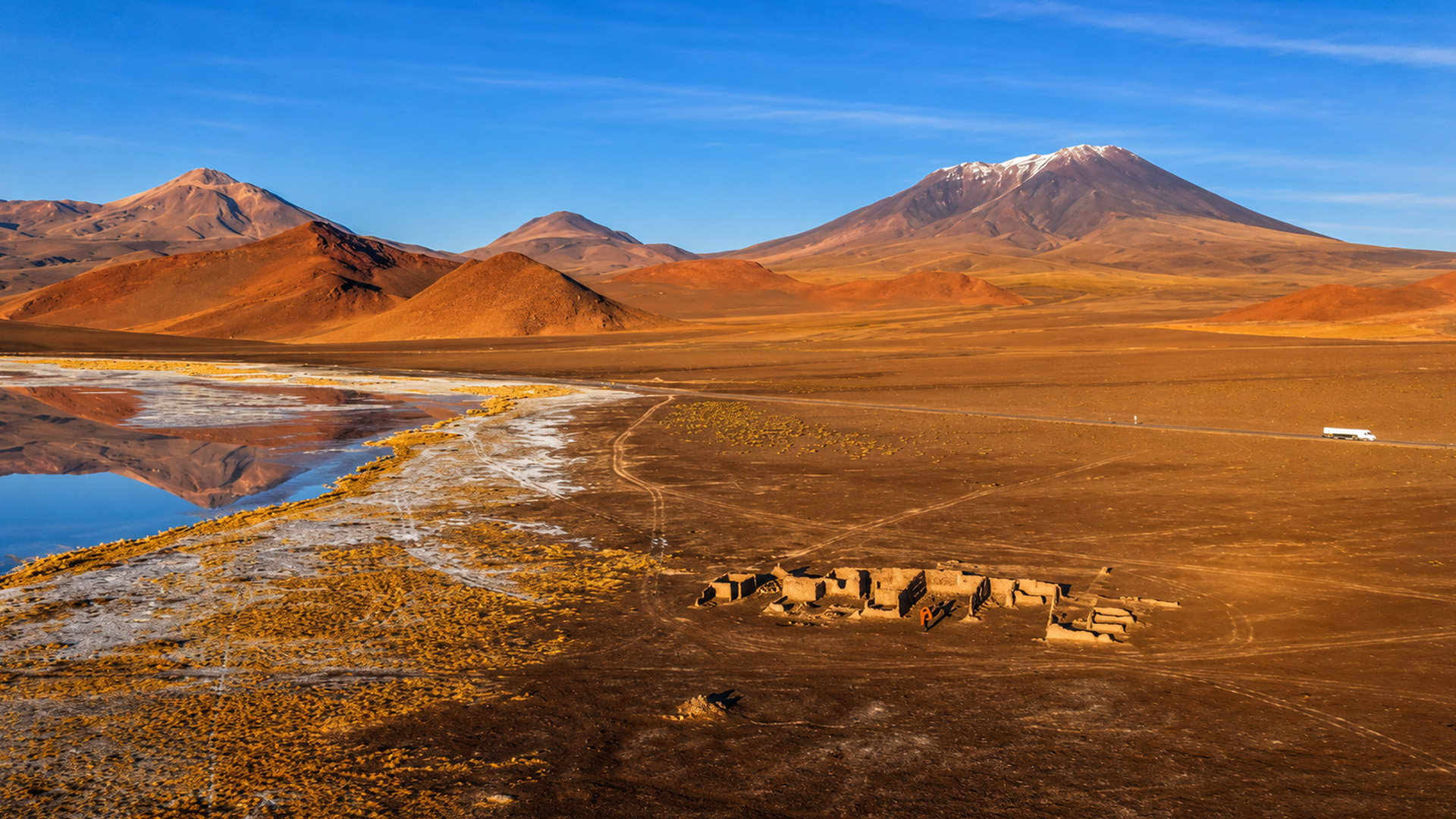 The colorful landscape of Salar de Talar