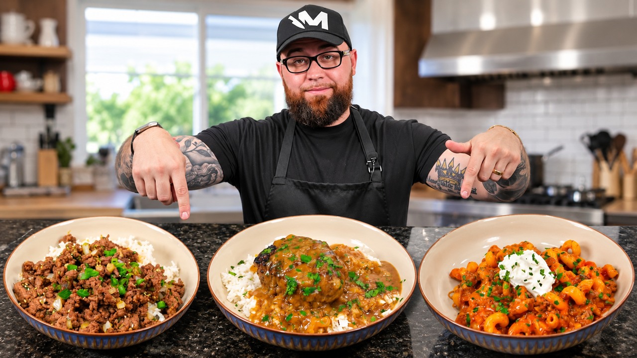 I made 3 ground beef dinners on a budget - every meal cost less than $15