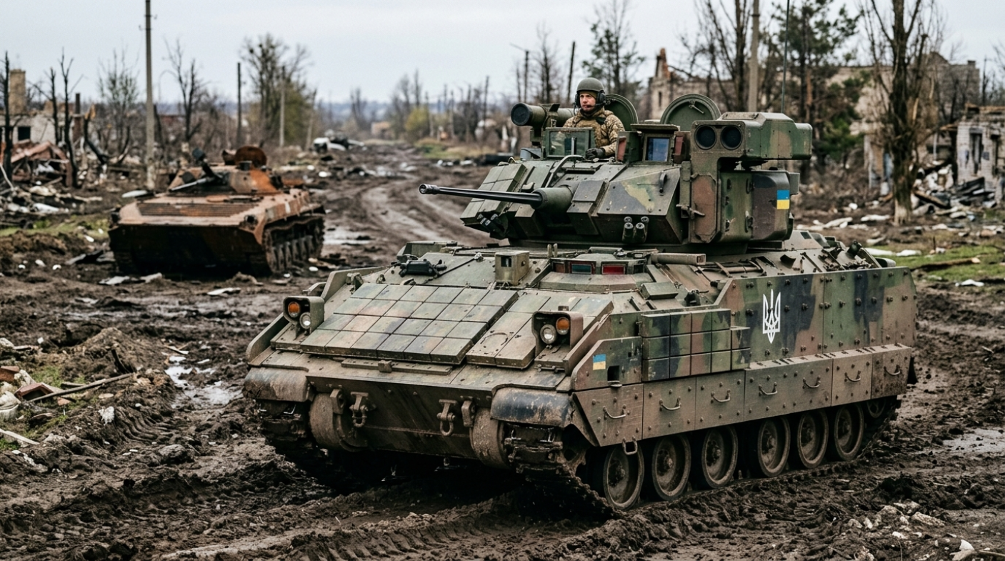 Bradley beats Russian BMPs on protection and fire control