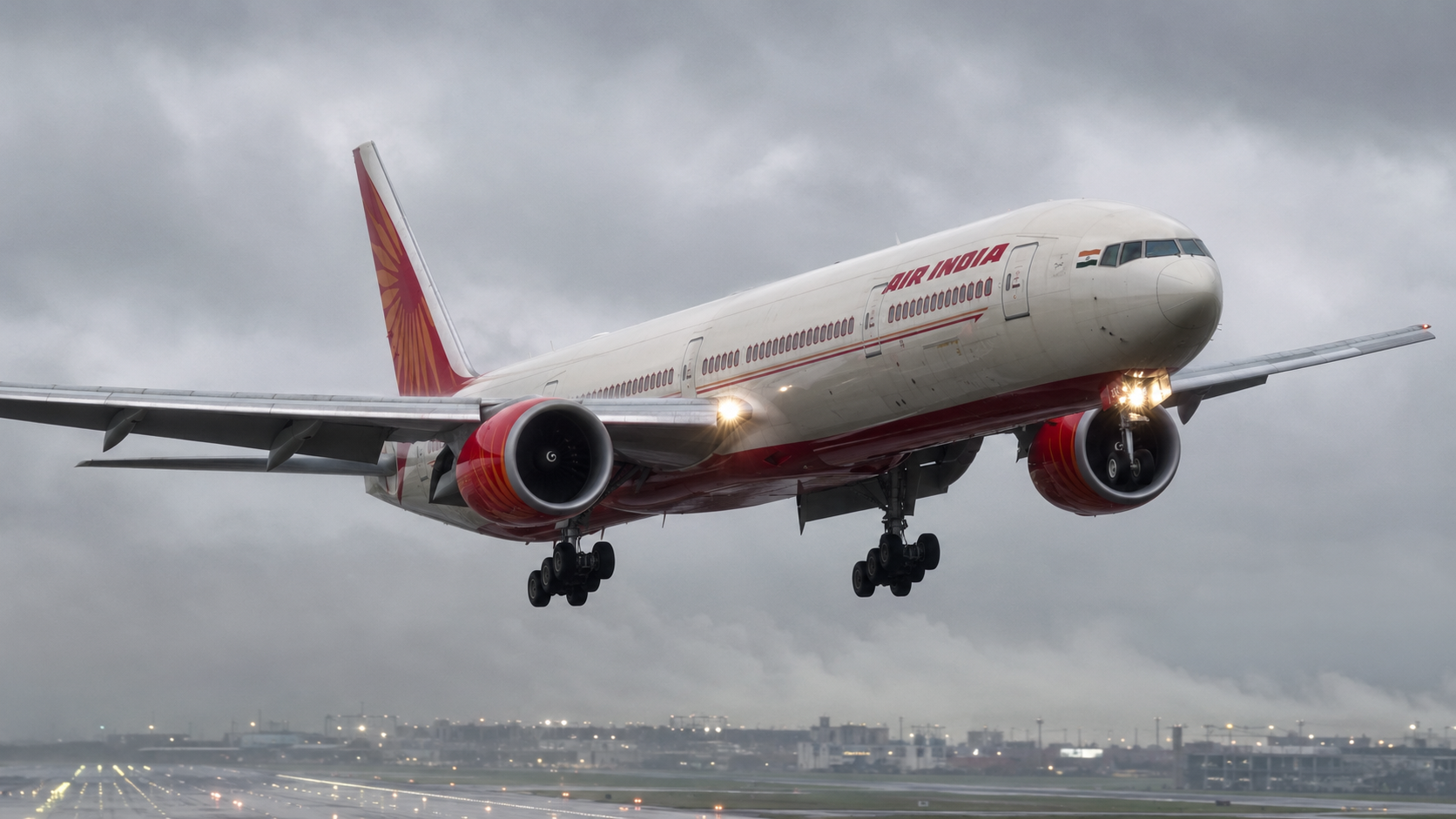 Air India Flight 101 lost its instruments over New York