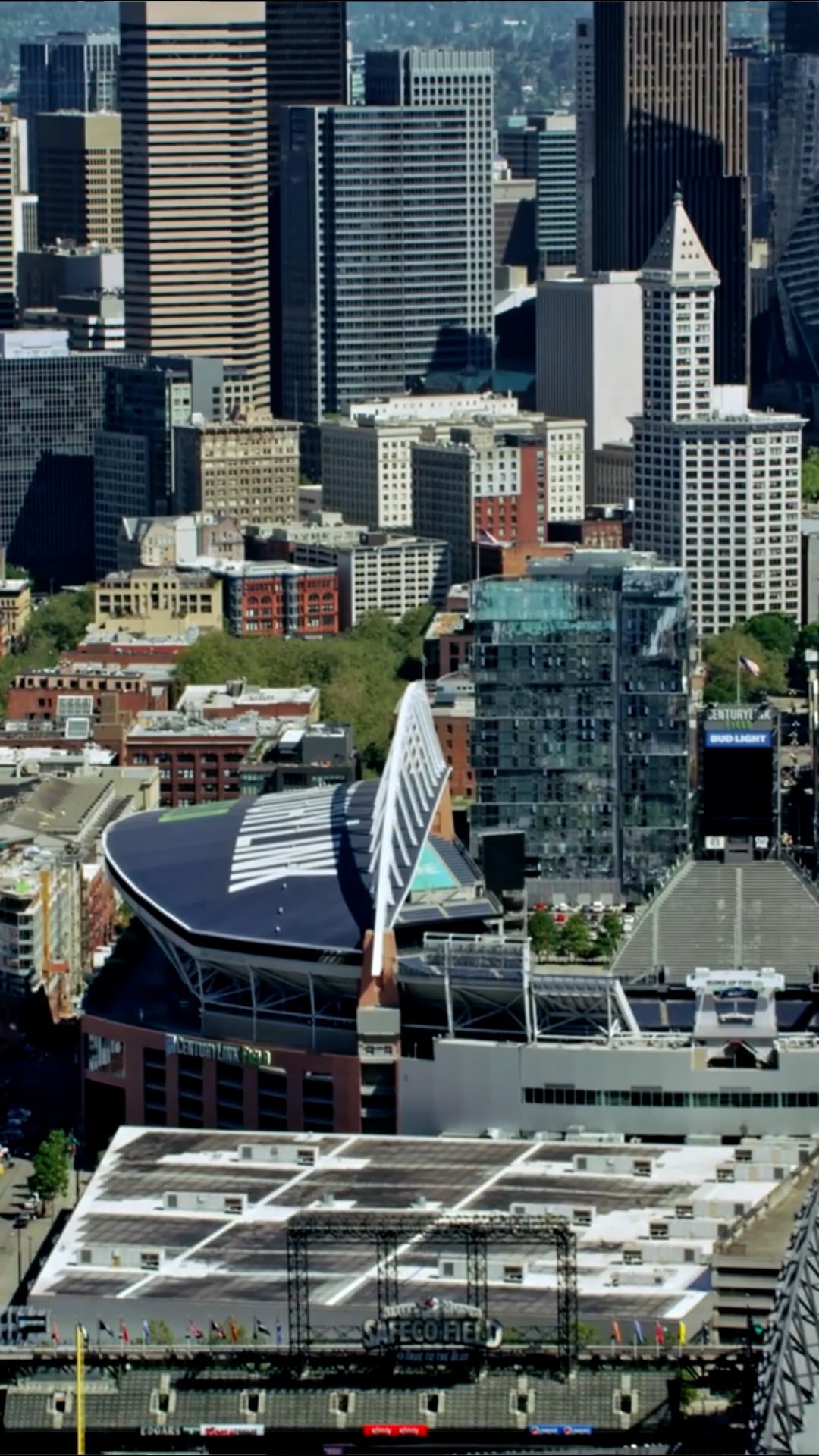 Lumen Field, Seattle: Drone views before World Cup 26