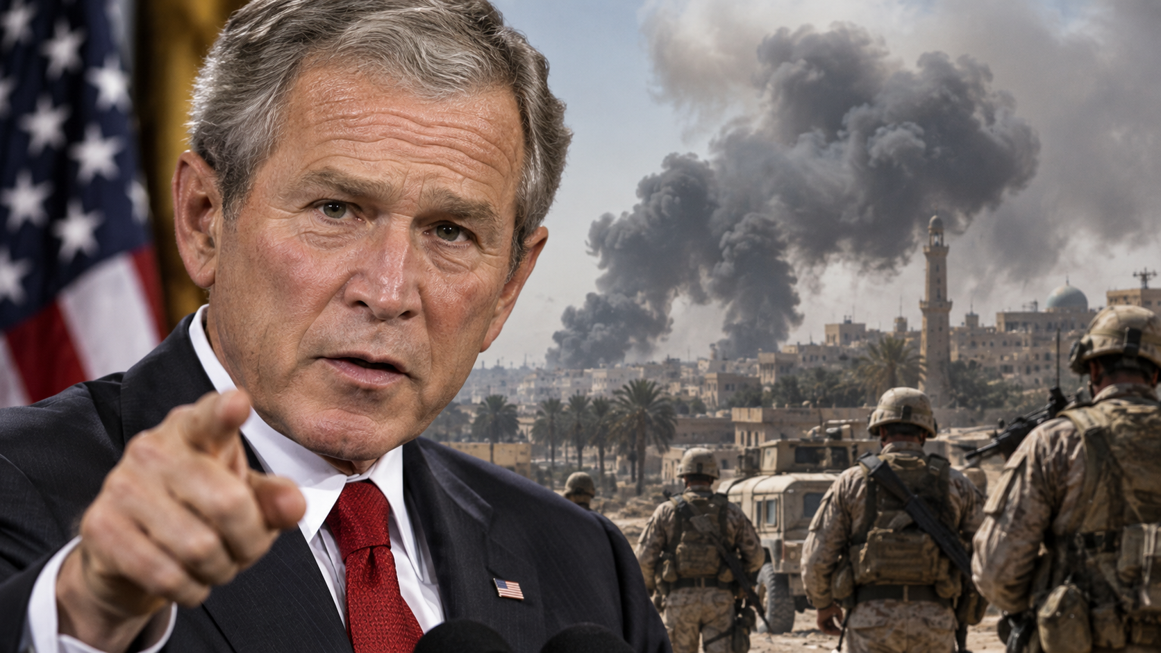 George W Bush said Iraq had weapons and terror connections... then ...