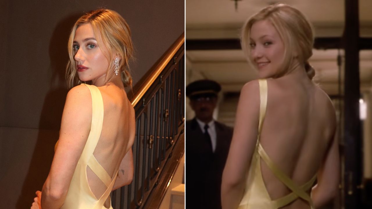 Lili Reinhart recreates rom-com history in Kate Hudson's dreamy 'How to Lose a Guy in 10 Days' gown