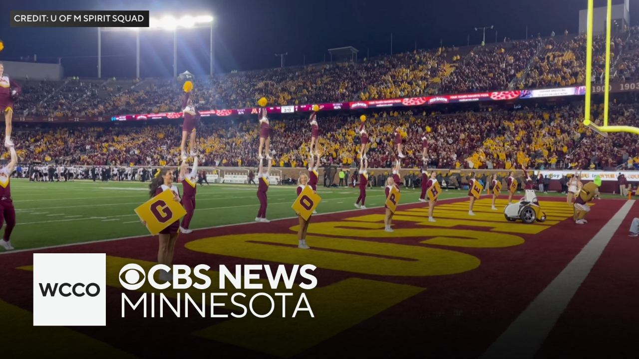 Meeting the University of Minnesota’s cheer team
