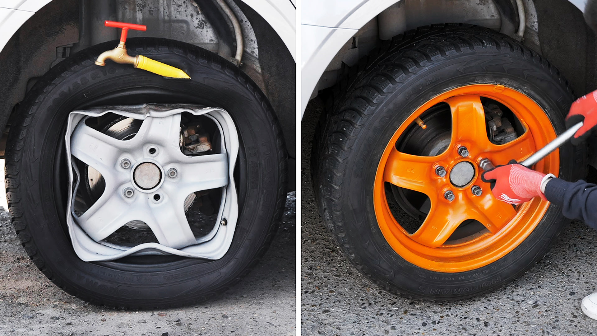 Amazing wheel restoration process