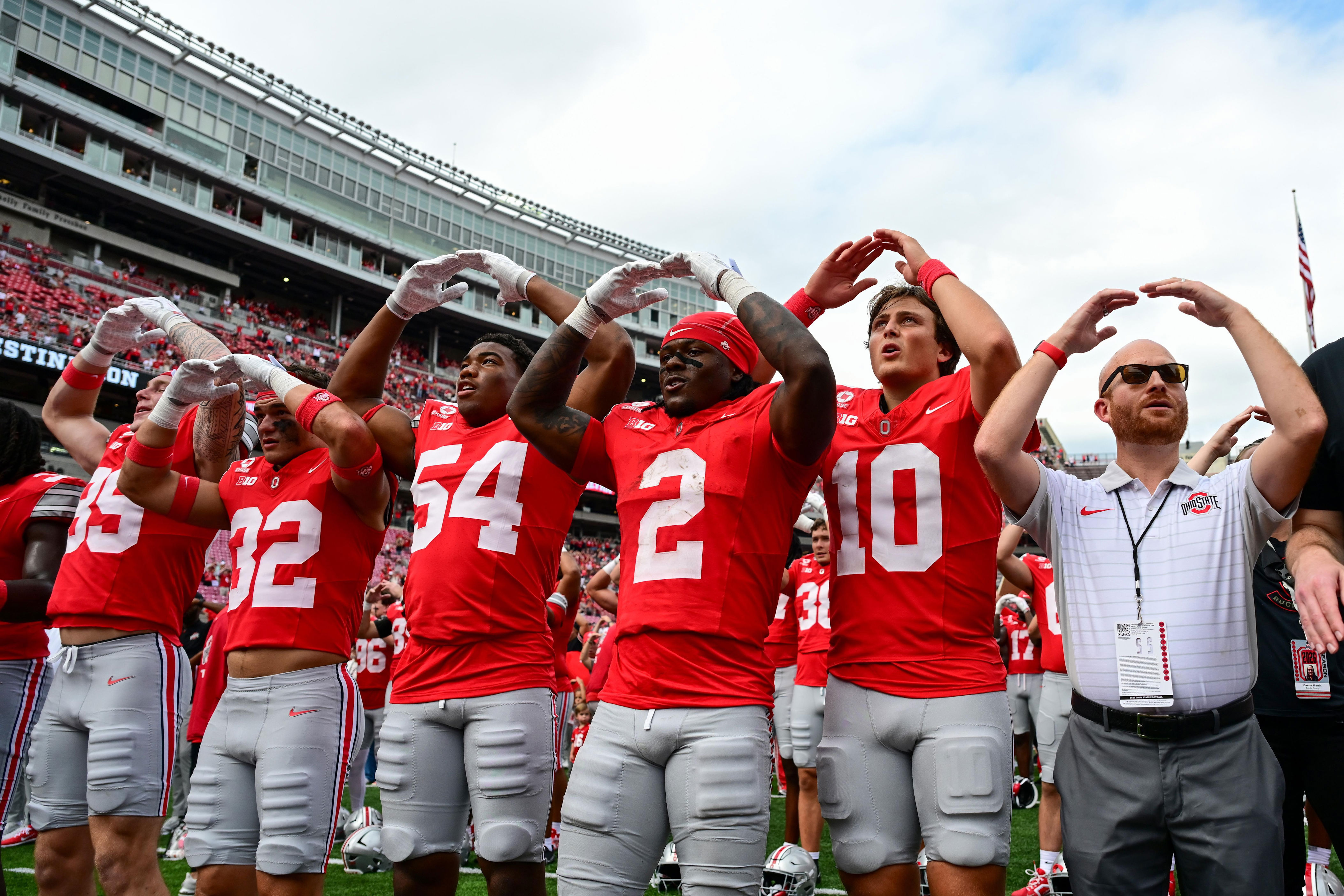 Report card: Julian Sayin and Jeremiah Smith shine against Ball State