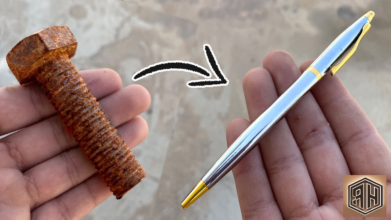 Transforming a bolt into a pen