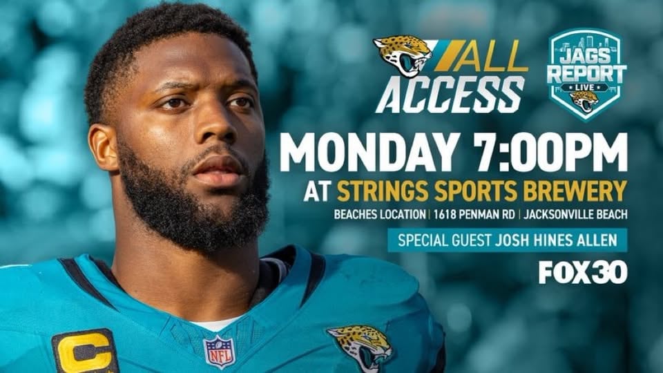 Josh Hines Allen will be the special guest on ‘Jaguars All Access’ and ...