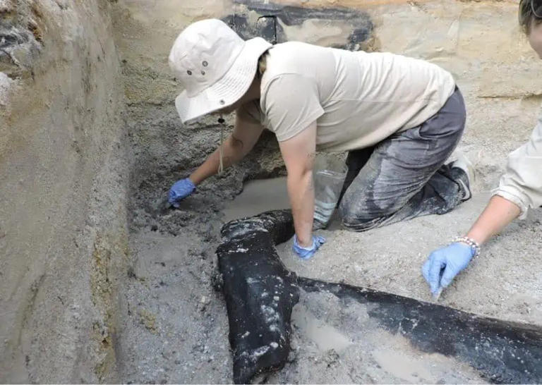 This African waterfall hid a 476,000-year-old wooden structure, and it ...
