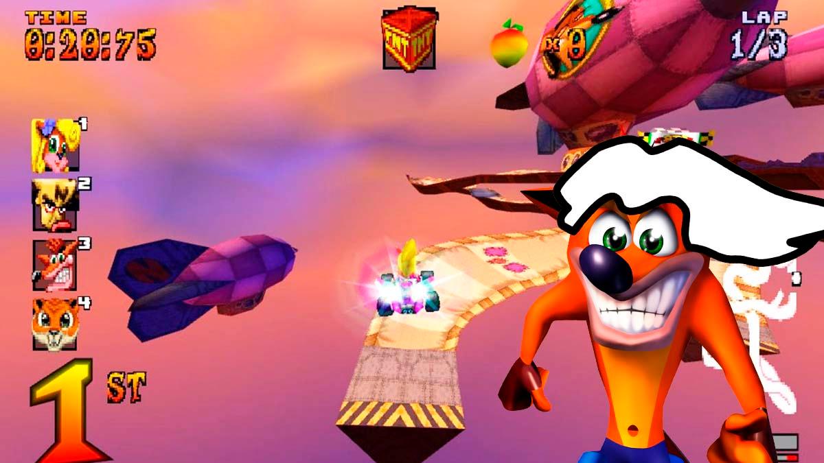 Descarga gratis el port para PC de Crash Team Racing, el clásico de ...