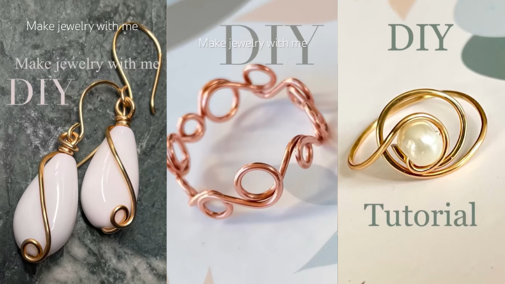 Simple wire jewelry making for beginners