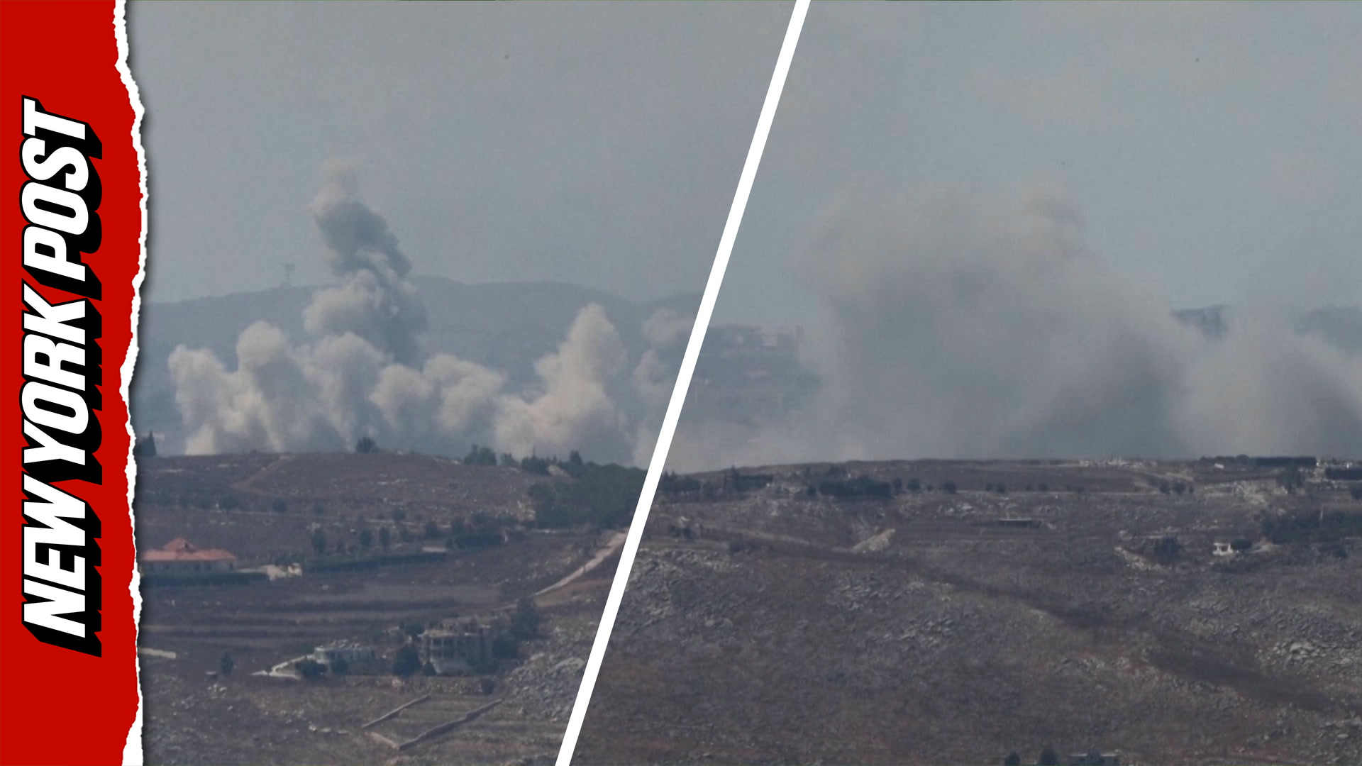 Southern Lebanon erupts in smoke and explosions amid Israeli strikes
