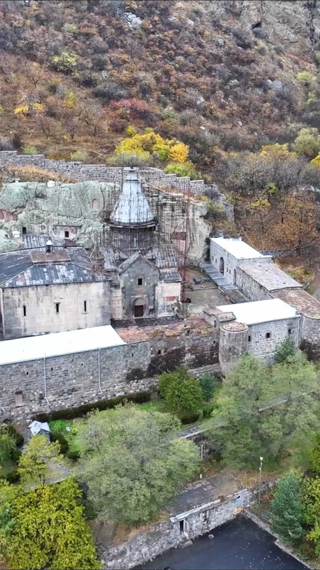 Geghard Monastery, Armenia: Drone tour over UNESCO gem