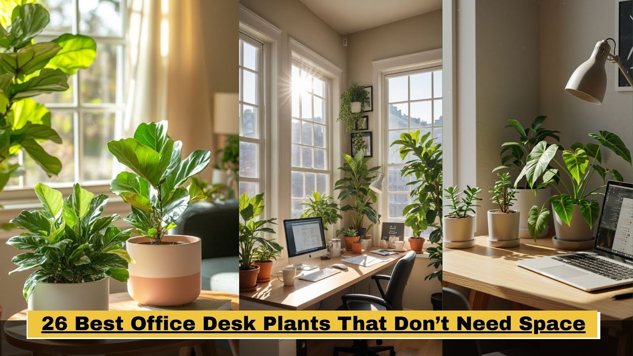 Best space saving desk plants for busy workspaces