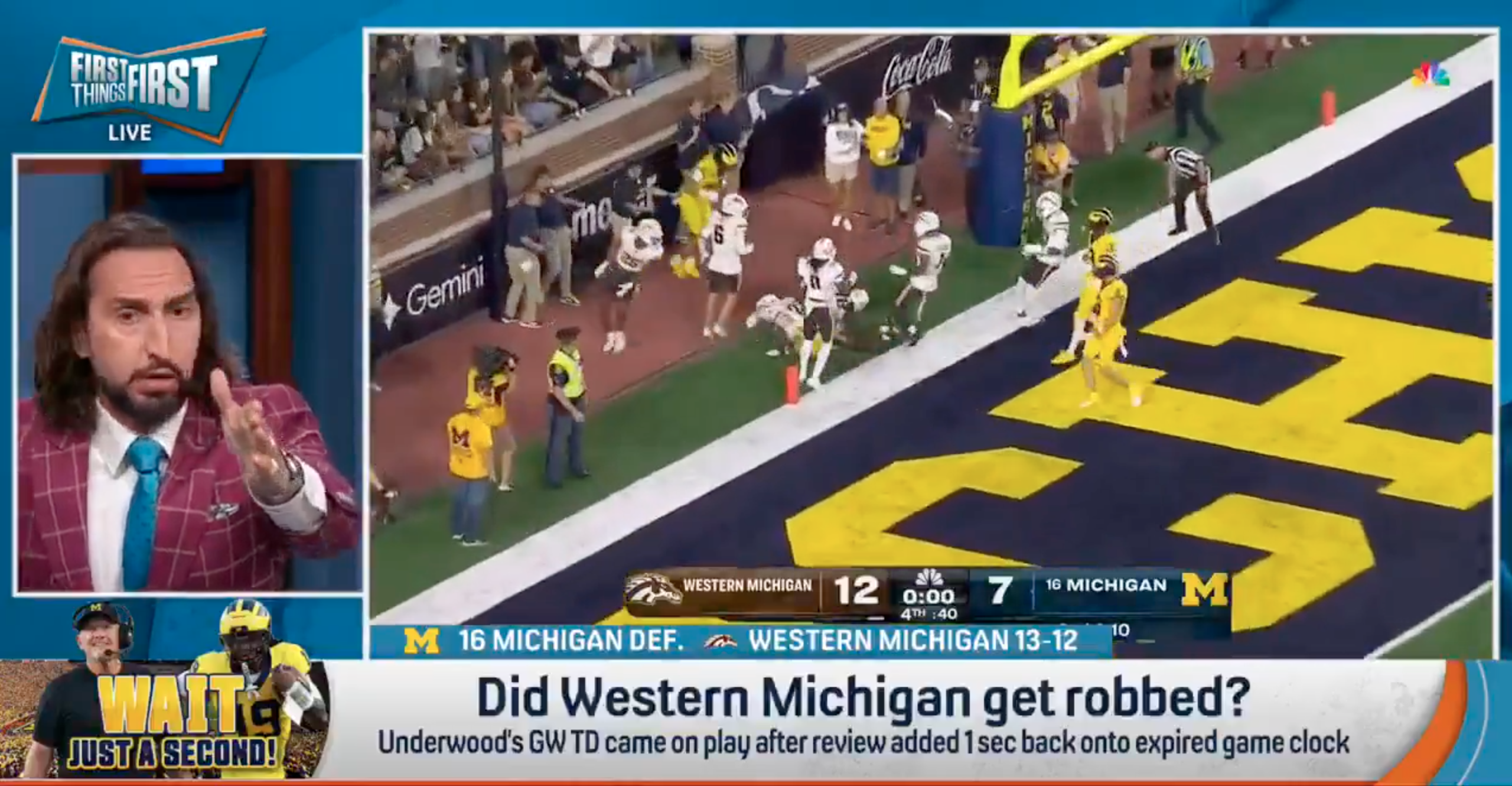FS1 host calls for end to instant replay