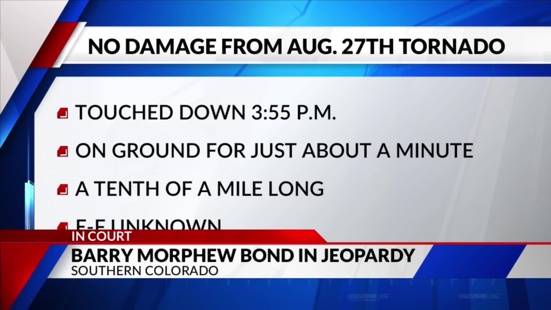 NWS Pueblo confirms late August tornado near Silver Cliff