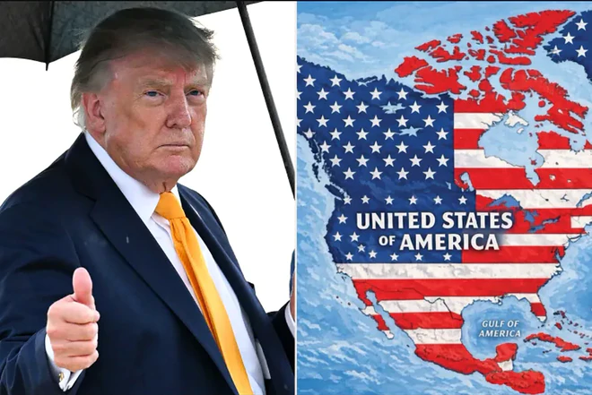 Sốc khi ông Trump đăng bản đồ cờ Mỹ phủ lên một loạt quốc gia, chiếm phần lớn Bắc Mỹ