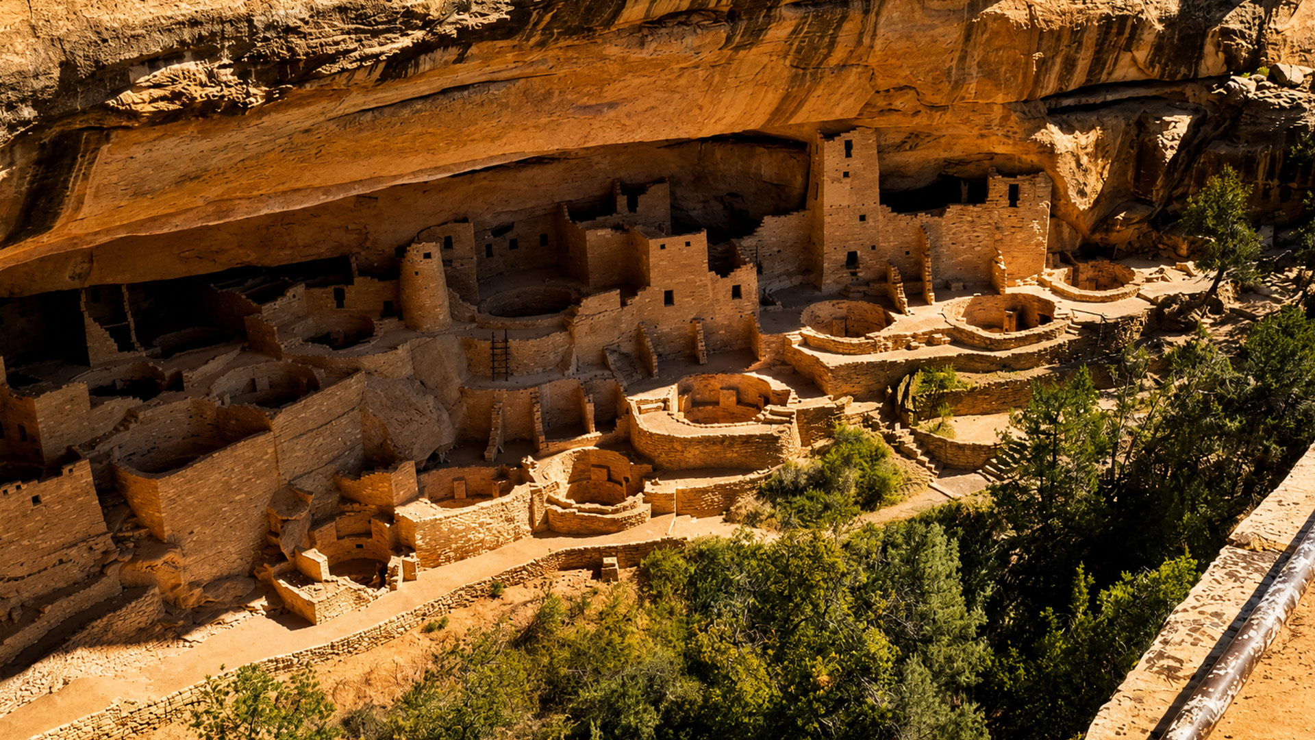 Ancient stone ruins of the American Southwest