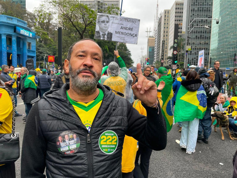 Luciano Romão compareceu a Paulista pela segunda vez, desta vez impulsionado pela crise no STF