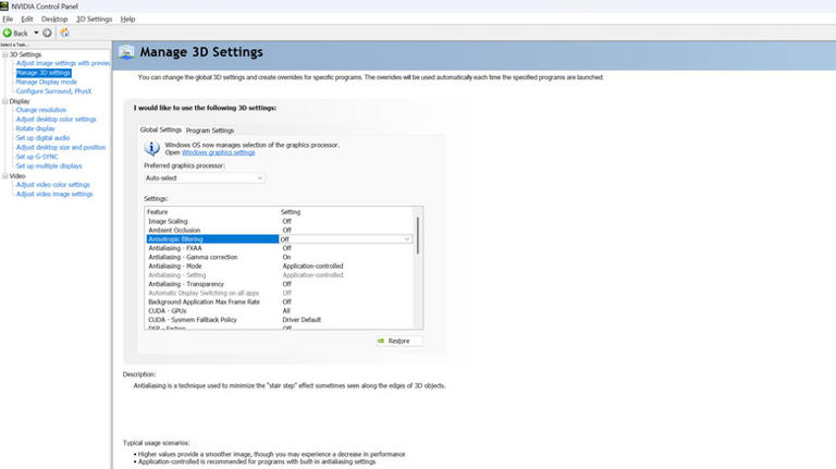 How to get the best gaming performance with Nvidia Control Panel
