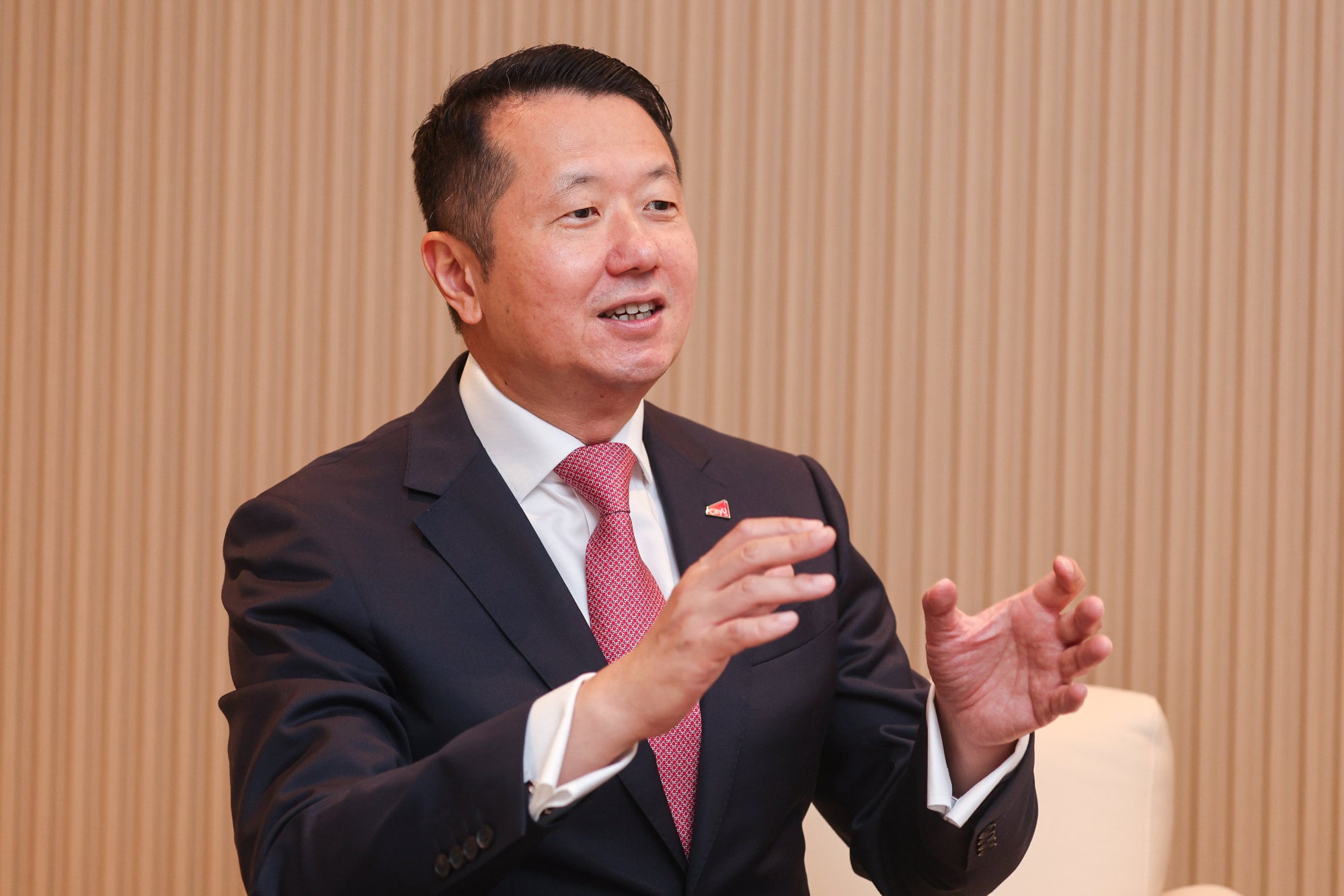 Michael Ngai says Kazakhstani students are among City University's strongest academic performers. Photo: Edmond So