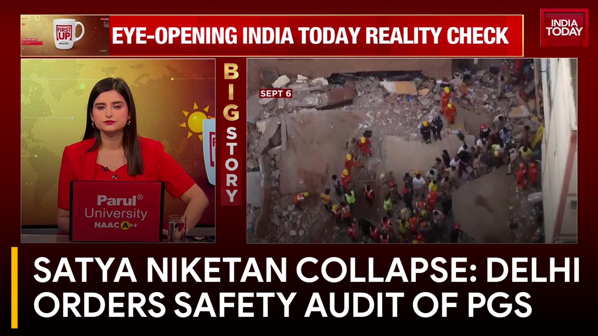 Satya Niketan collapse: 7 DU students dead, Delhi govt orders ...