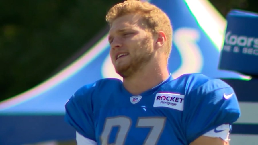 The Saints' game plan for going against Lions' defensive end Aiden Hutchinson