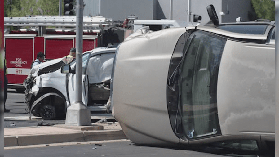AFR rescues two people trapped inside vehicle
