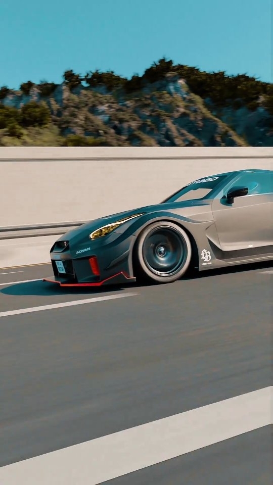 R34 Meets R35 In The Ultimate Widebody GTR Concept
