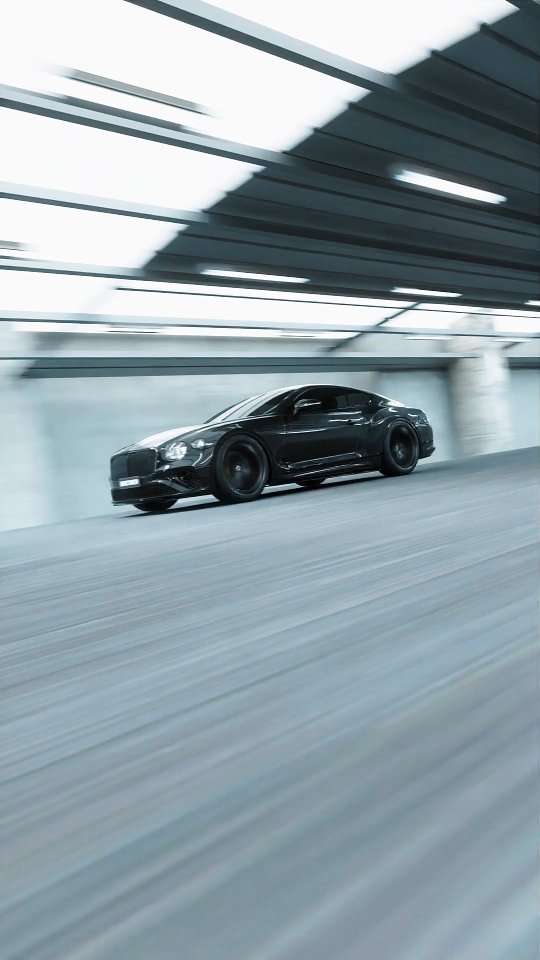 Boosted Bentley reimagined as a high-performance blender car render