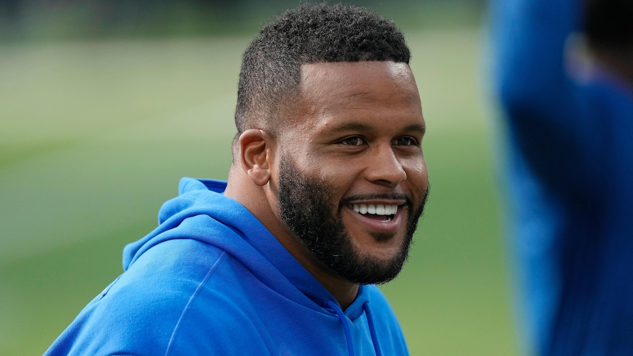 Aaron Donald gives update on Week 1 status vs. 49ers amid return from ...